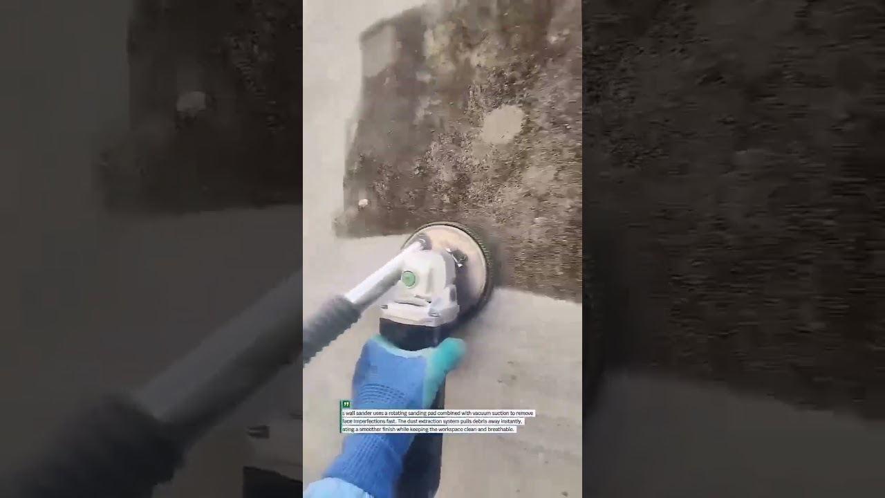 Dust-Free Wall Sanding Tool in Action | Pro Finish Fast 