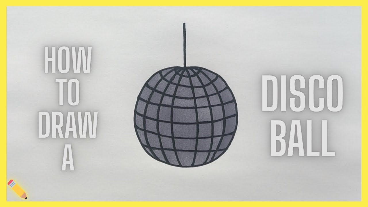 How to draw a Disco Ball 🪩✏️