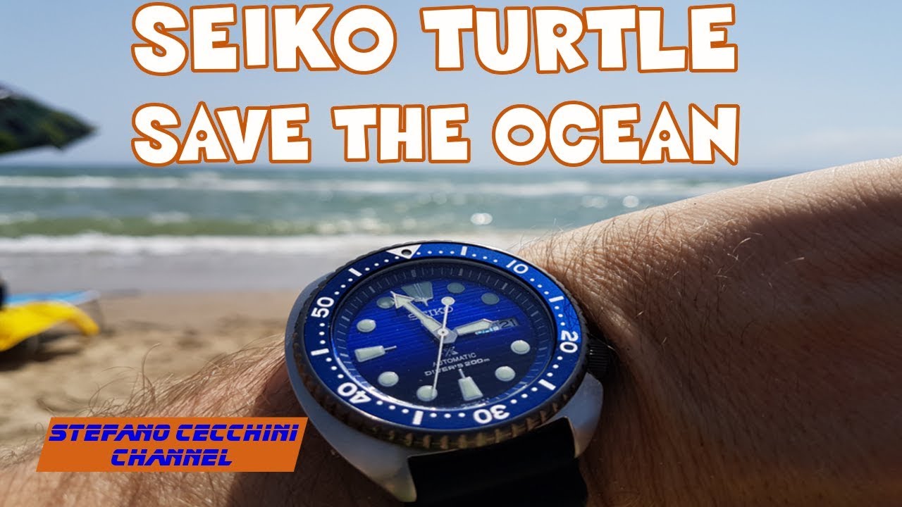 #196 Seiko Turtle Save The Ocean