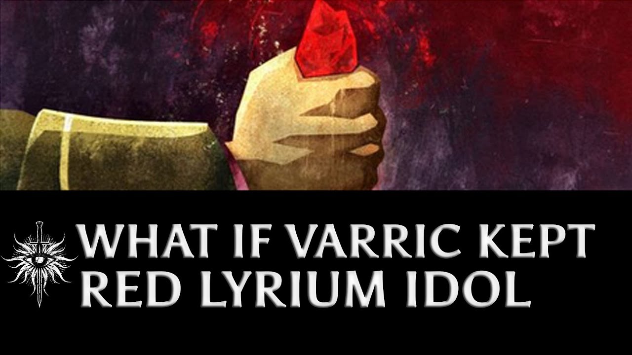 Dragon Age: Inquisition - What if Varric kept the Red Lyrium Idol (all scenes)