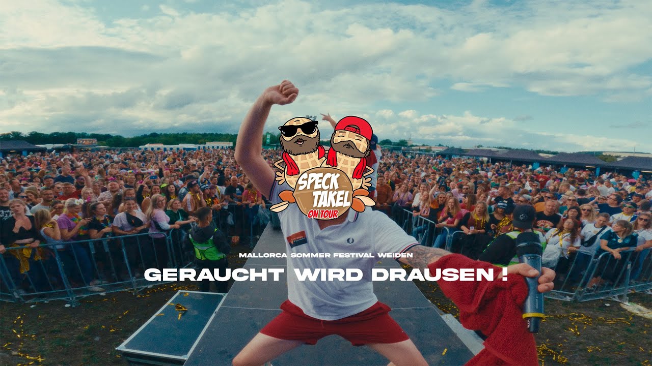 🚭🤬GERAUCHT WIRD DRAUSSEN!!🤬🚭  Speckis on Tour - Mallorca Sommer Festival Weiden i.d.O.