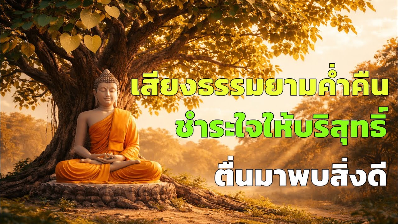 ก่อนนอนคืนนี้ ฟังเสียงธรรม พักใจ หลับสนิทถึงเช้า