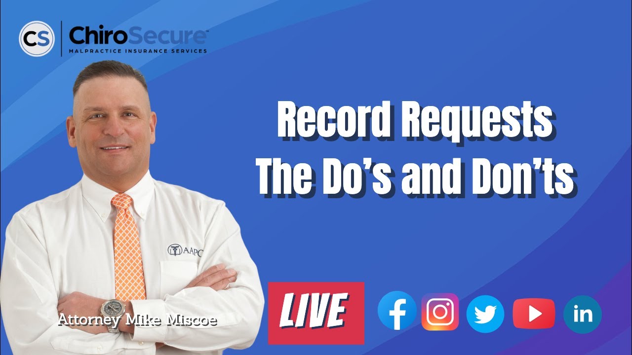 Record Requests-The Do&rsquo;s and Don&rsquo;ts