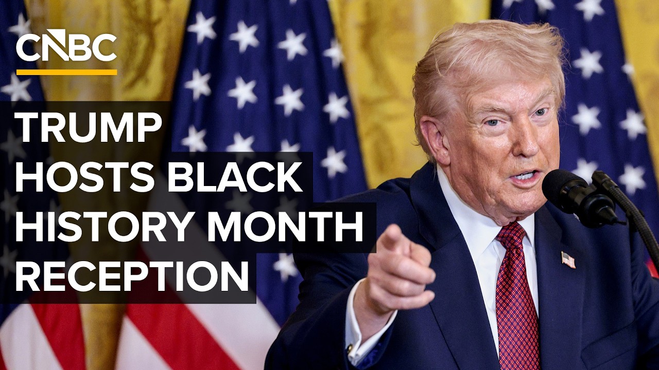 LIVE: President Trump hosts Black History Month reception at the White House — 2/18/2026