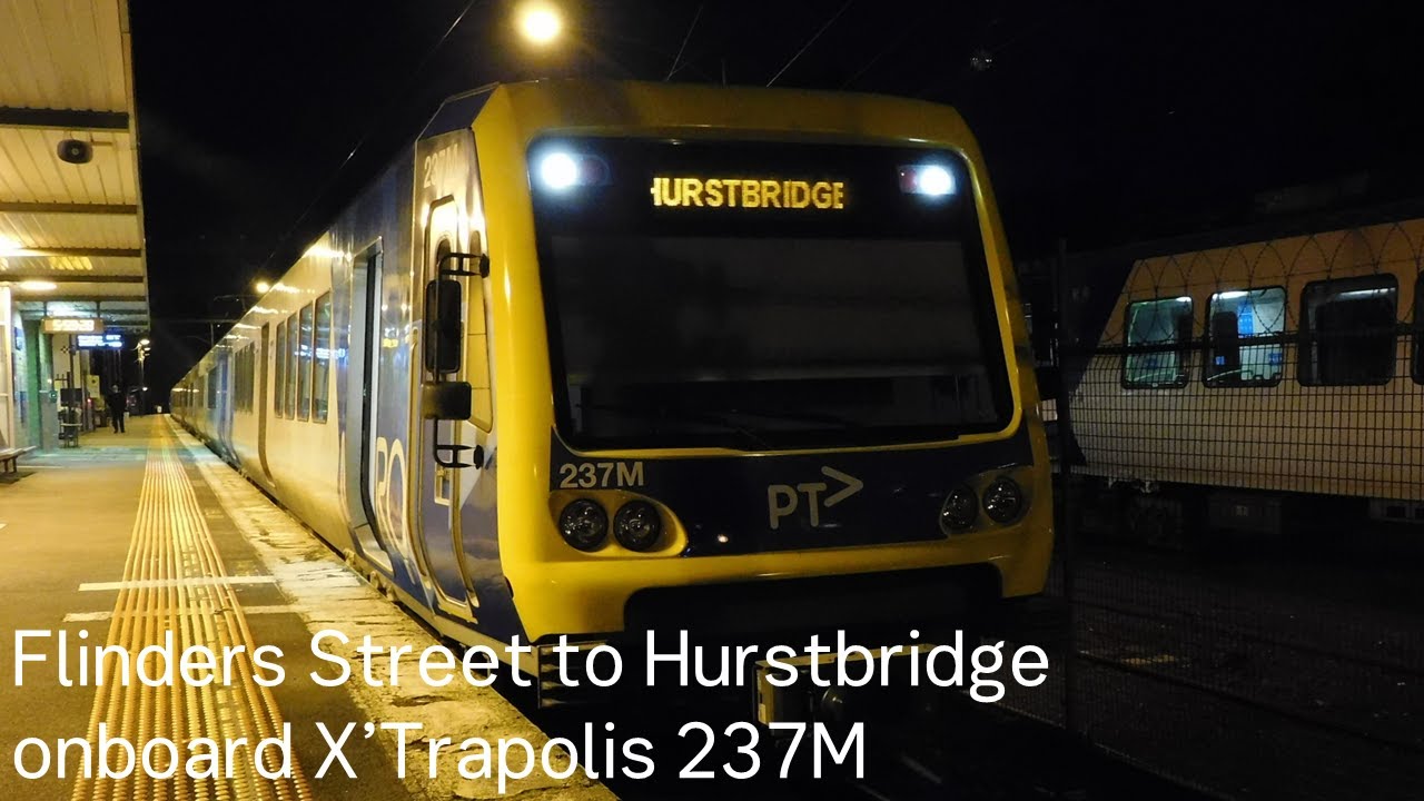 Flinders Street to Hurstbridge onboard X'Trapolis 237M