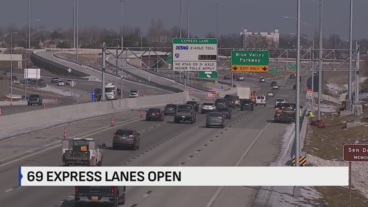 69Express lanes in Overland Park open this weekend