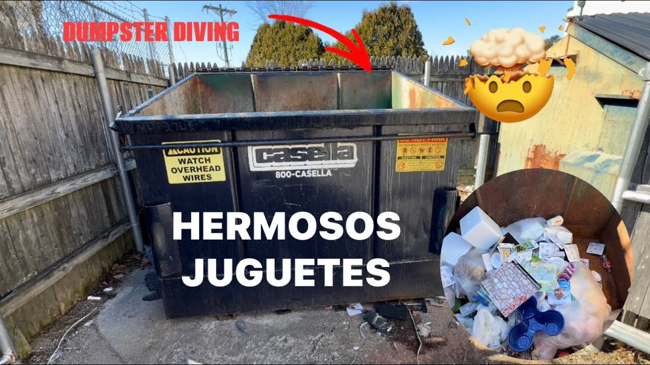 DUMPSTER DIVING HERMOSOS JUGUETES😱#dumpsterdiving #loquetiranenusa