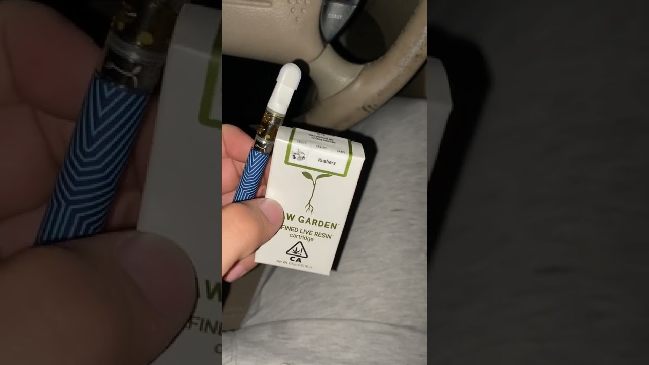 Raw Garden Kusherz Refined live Resin Vape Review