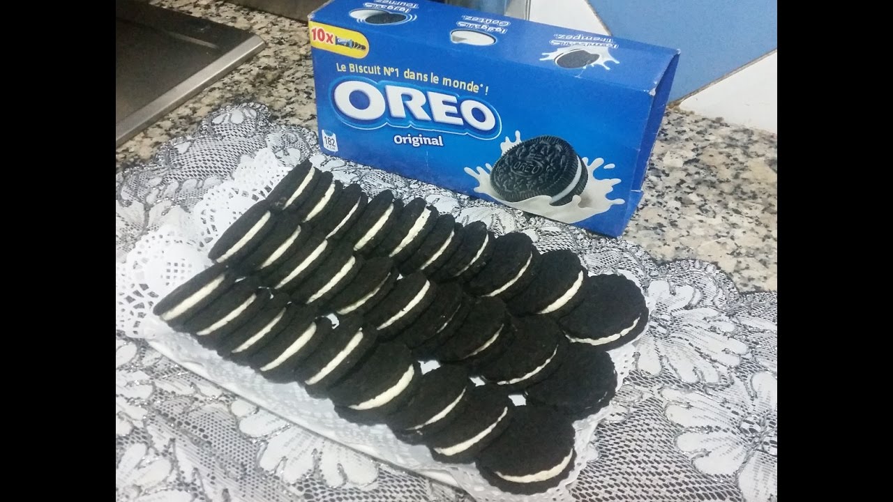 روووعة بسكوي اوريو كما تشترونه من المحلات فيديو تعاون مع امل القنطري/homemade oreo/