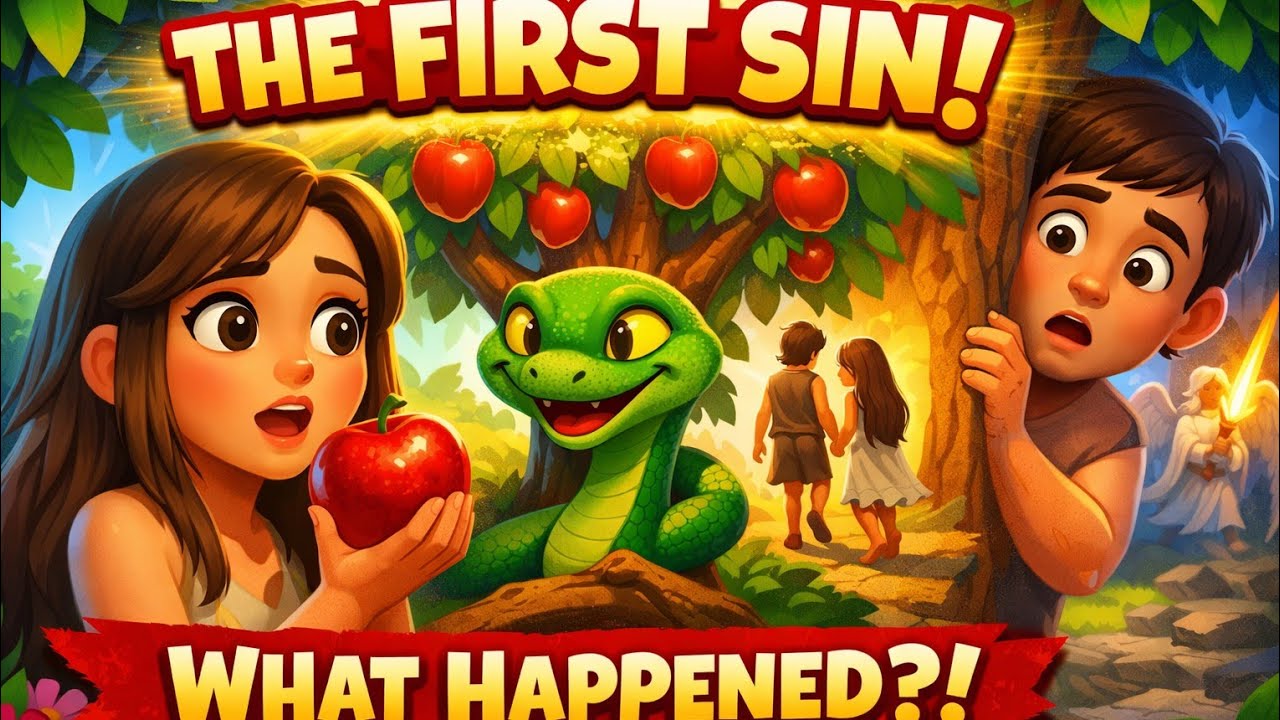 Adam and Eve Bible Story for Kids | The Story of the First Sin and God’s Love