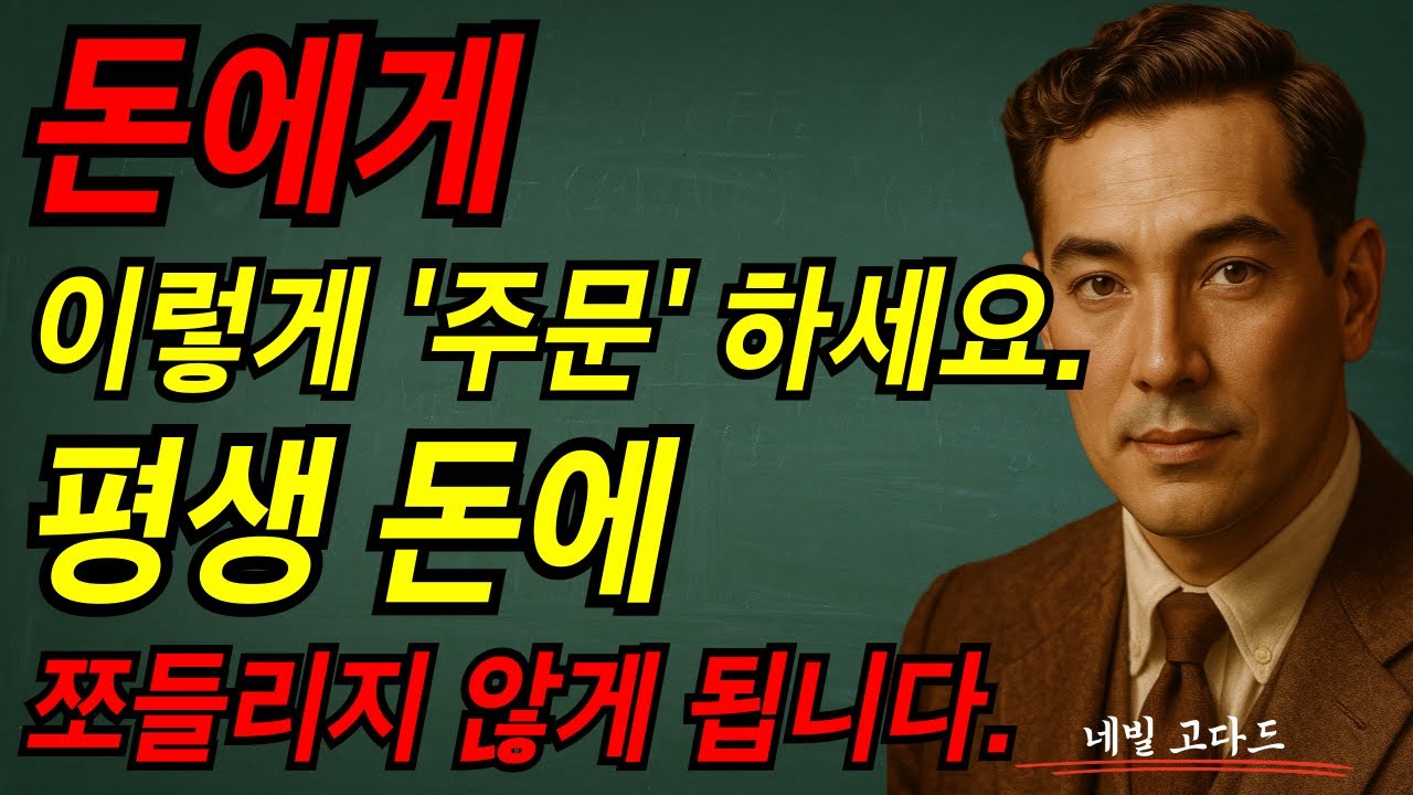 돈에게 이렇게 주문하세요.  모든 돈이 스스로 들어 옵니다.