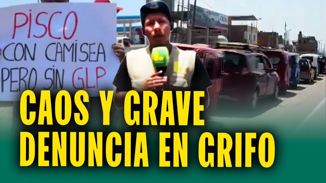¿Tienen GLP pero no les quieren vender? Taxistas que hacen cola desde el día anterior protestan