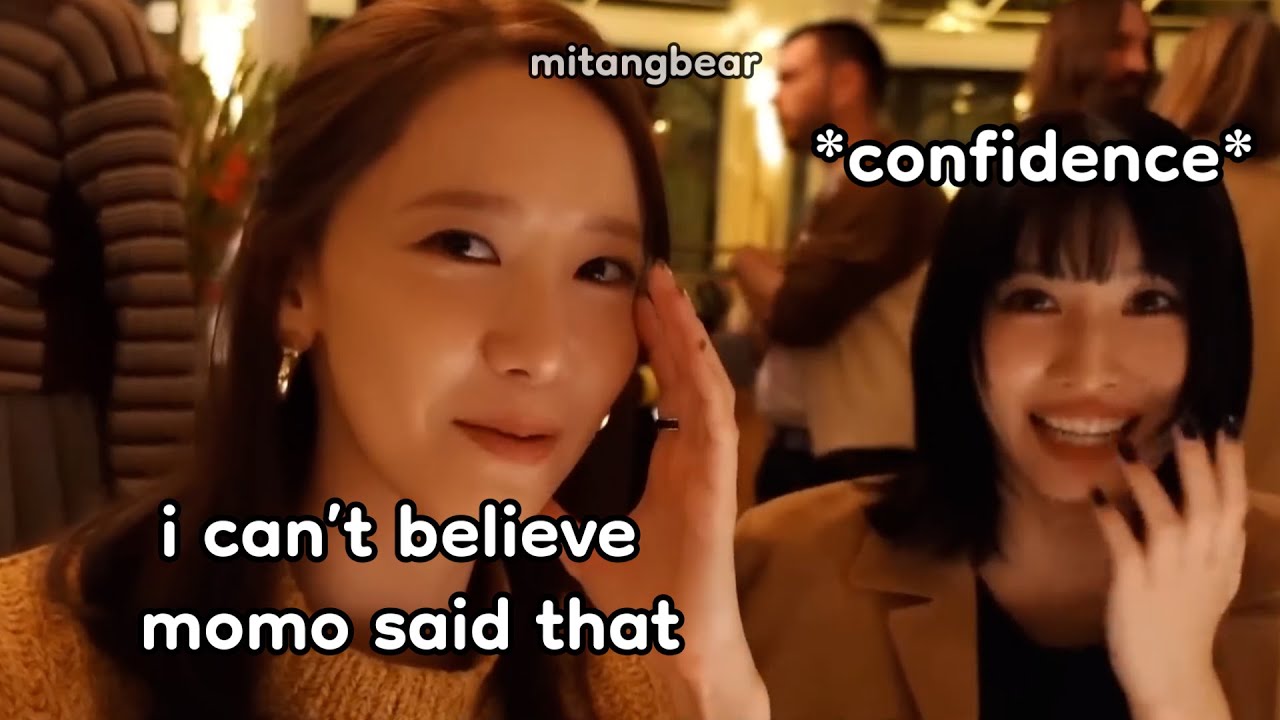 momo *shocked* yoona with her confidence