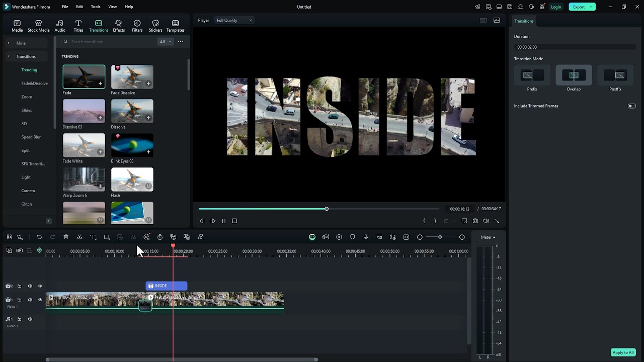 How to Place VIDEO Inside TEXT in Filmora 14 - 2026