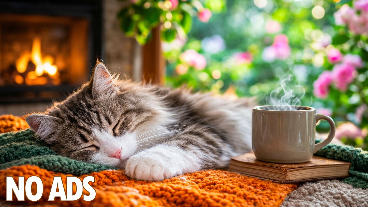 12 часов музыки для кошек 🐱 Успокаивающая музыка для быстрого сна и расслабления