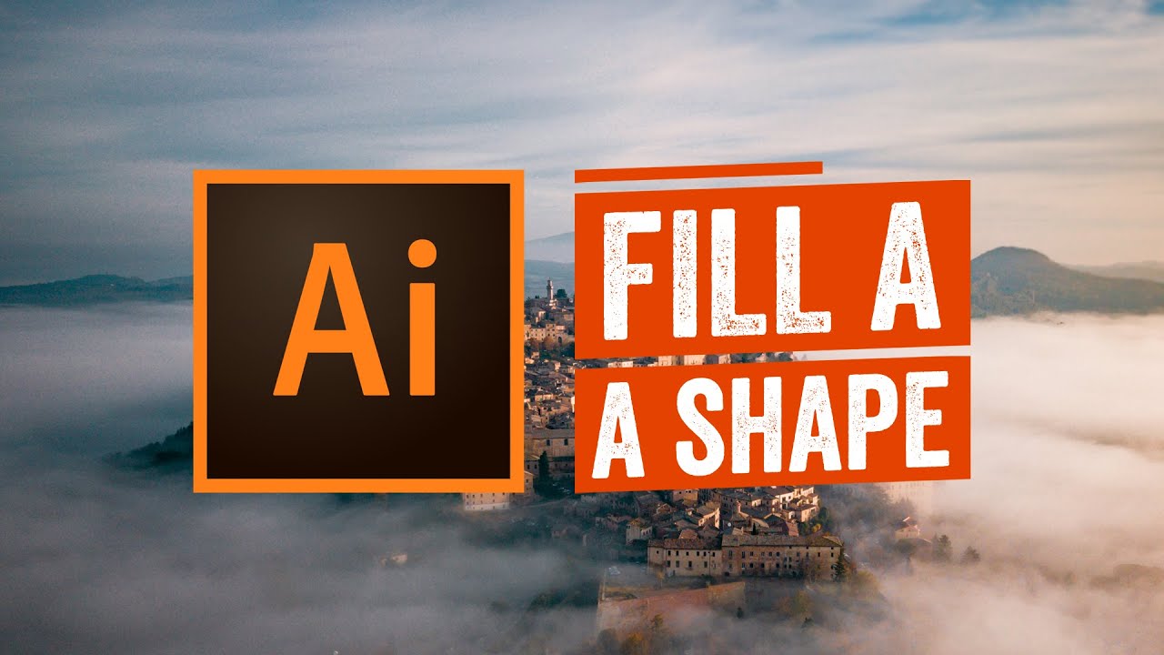 Как залить фигуру/текст изображением | Adobe Illustrator