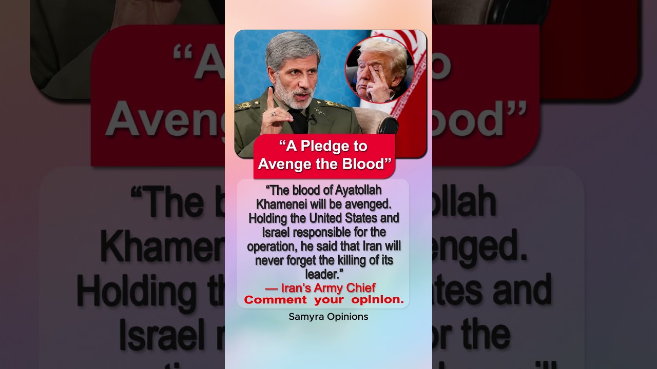Iran's Military Chief Blames U.S. and Israel