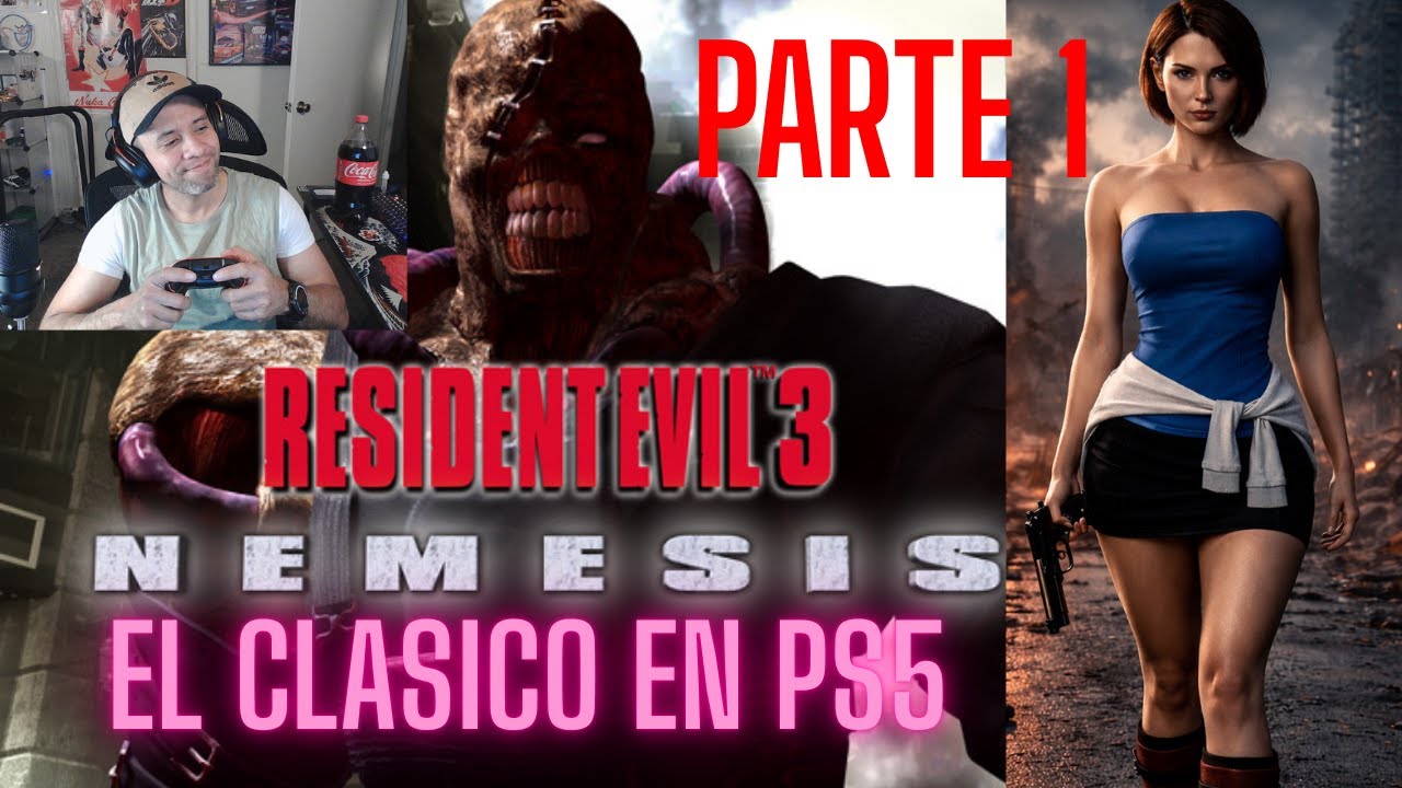 VIAJE NOSTALGICO - RESIDENT EVIL 3 NEMESIS - DIFICIL - PS1- PS5 - PARTE 1 🔥🔥🔥