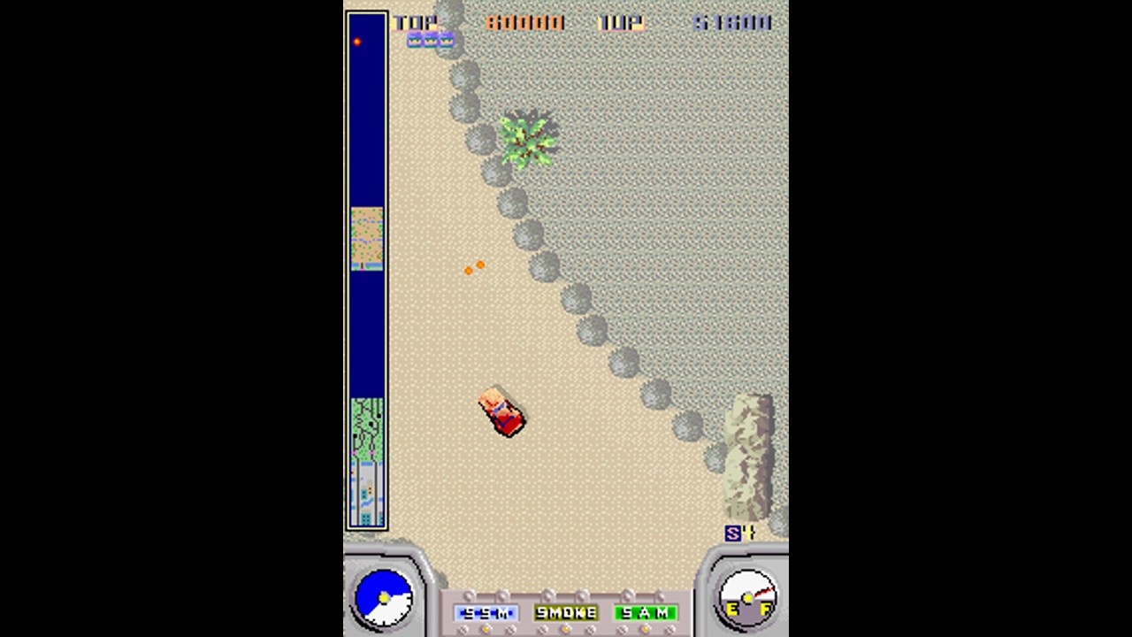 Action Fighter [Arcade Longplay] (1986) Sega {FD1089B 317, analog controls}