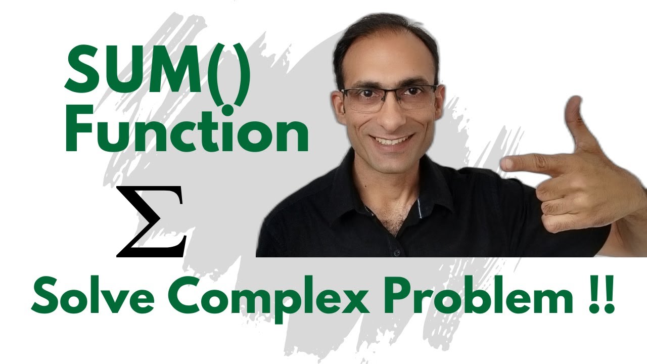Solve complex problem using simple SUM function in Excel !!