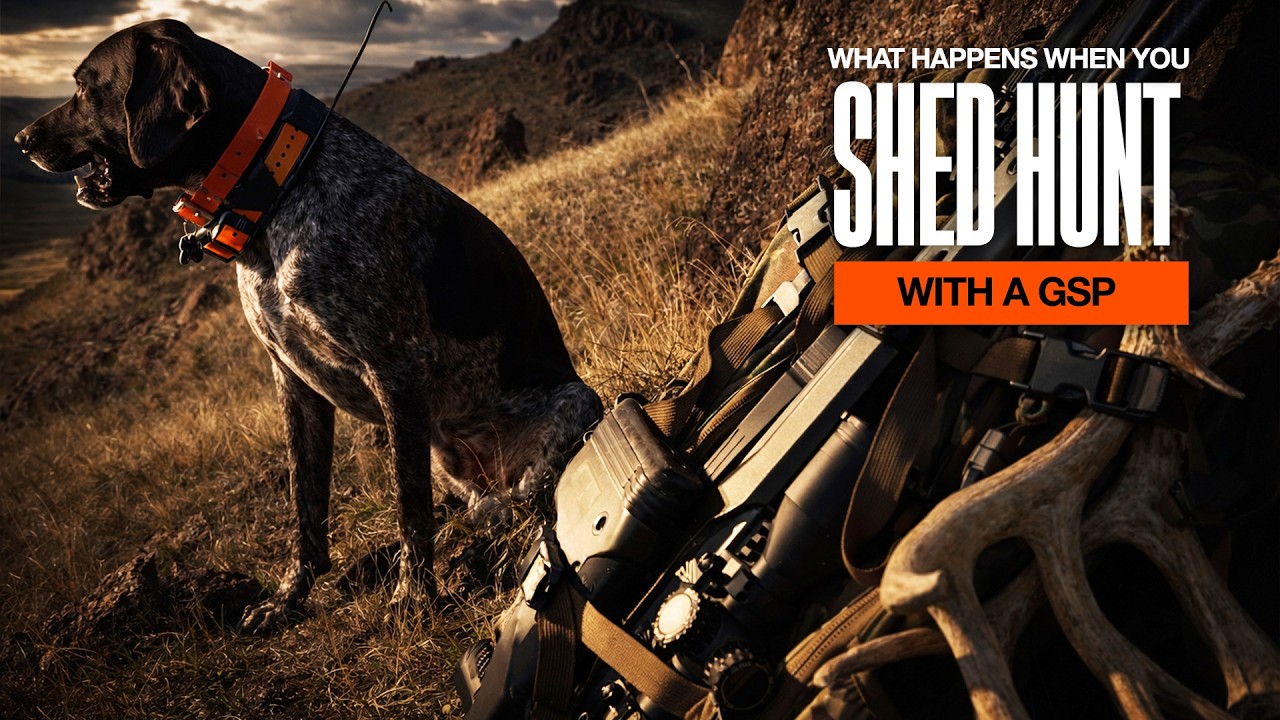 Trying to Shed Hunt with a Bird Dog
