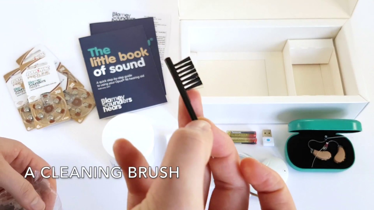 Look inside a Blamey Saunders hearing aid package
