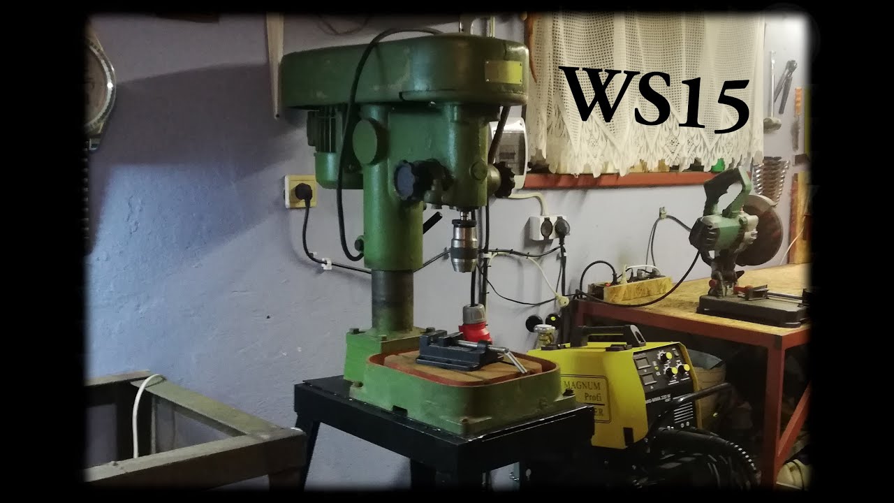 Wiertarka stołowa WS-15 | Nowy zakup do garażu, moja opinia i na co zwrócić uwagę przy zakupie