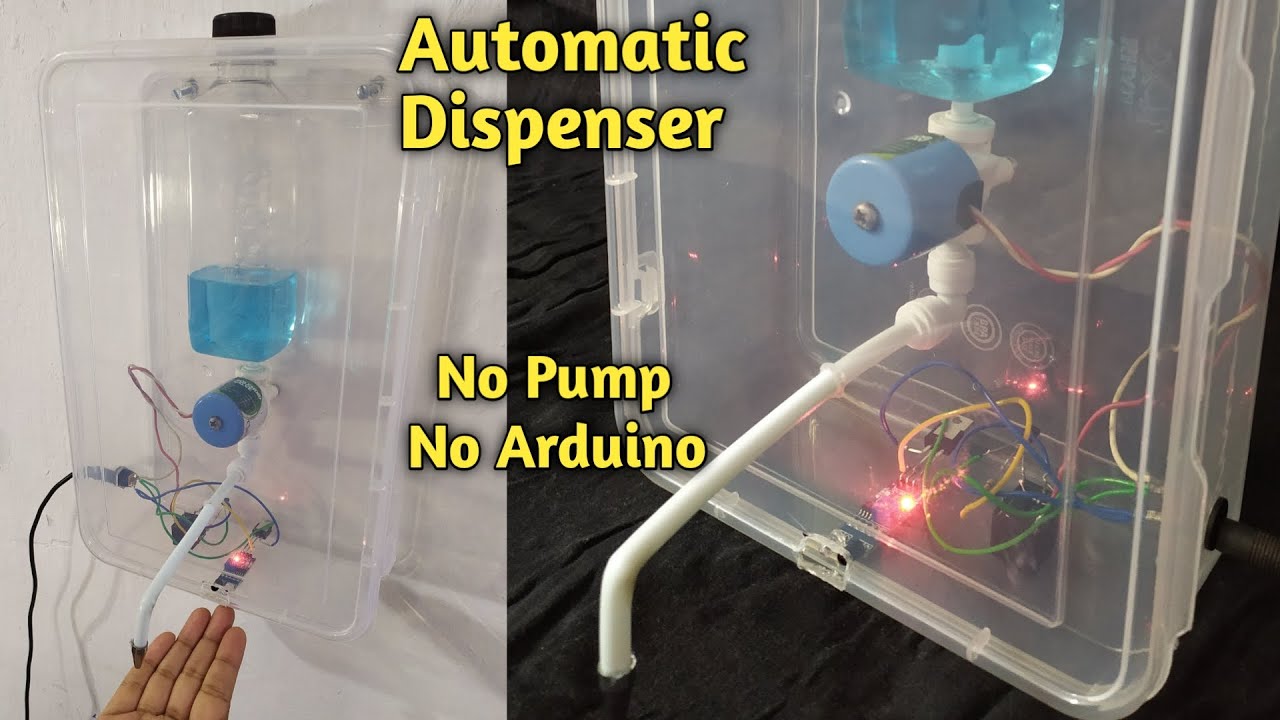 Automatic sanitizer dispenser | Contactless sanitizer dispenser | DIY cheap automatic sanitizer