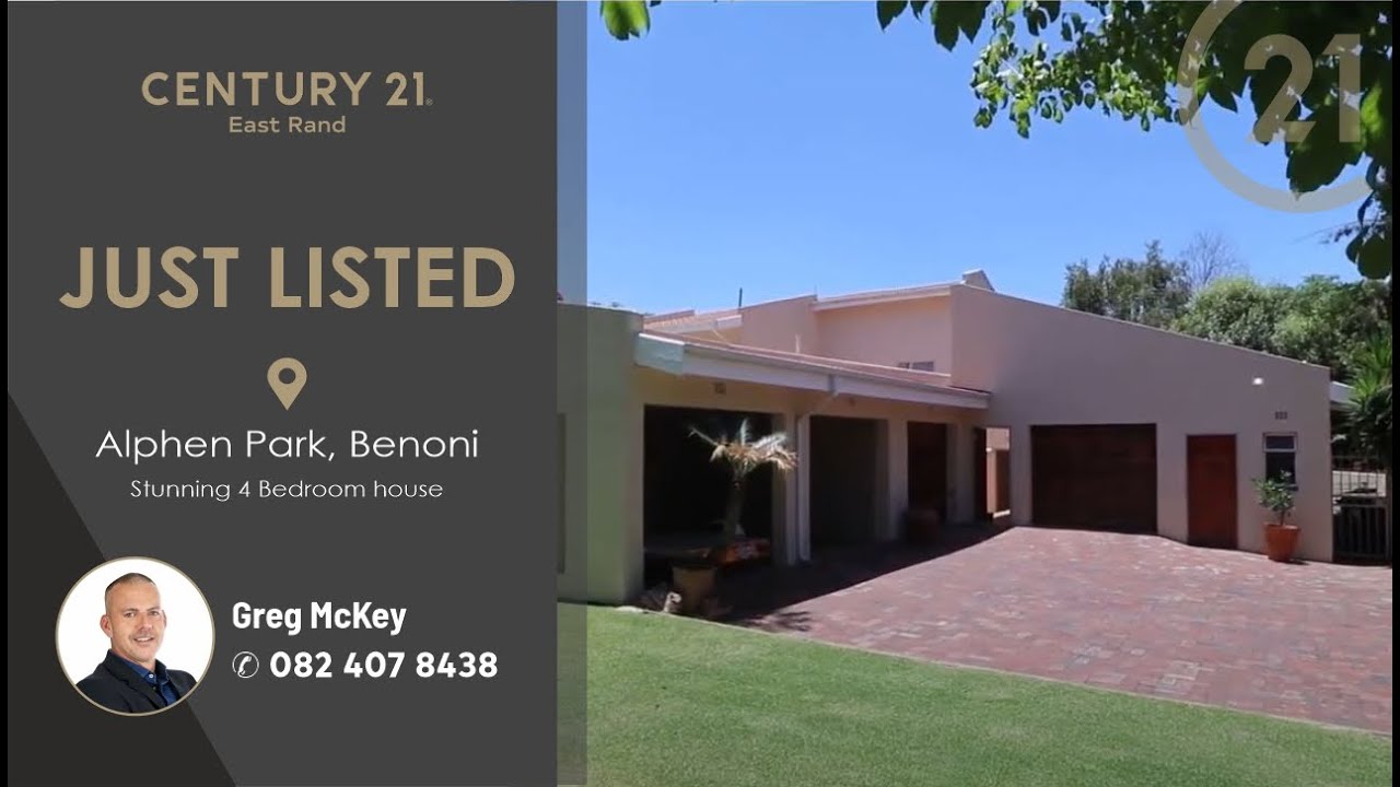 Stunning 4 Bedroom house in  Alphen Park, Benoni. Contact Greg McKey on 082 407 8438