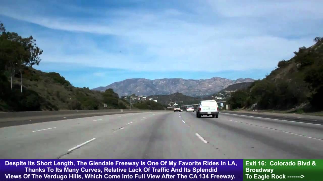 CA 2, Glendale Freeway, Los Angeles To La Cañada Flintridge