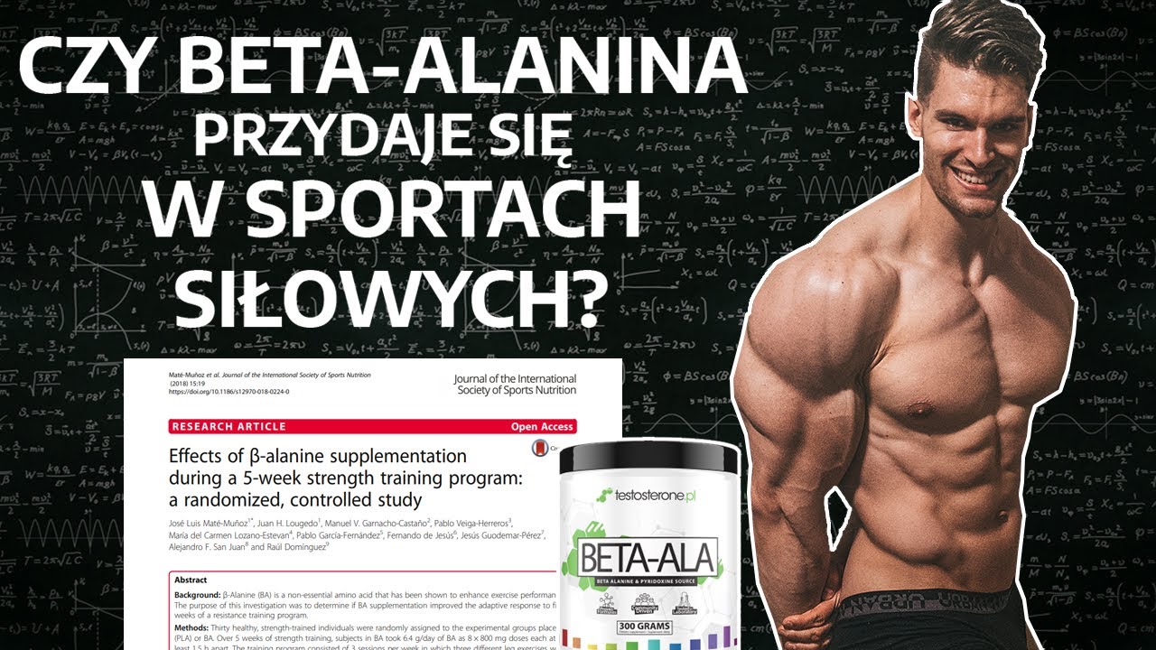 Beta-alanina - czy warto używać w sportach siłowych?