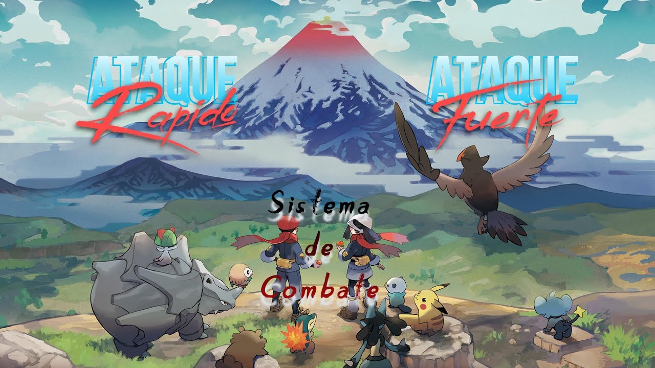 Sistema de combate- leyendas pokemon: arceus : Ataque r&aacute;pido y Ataque fuerte