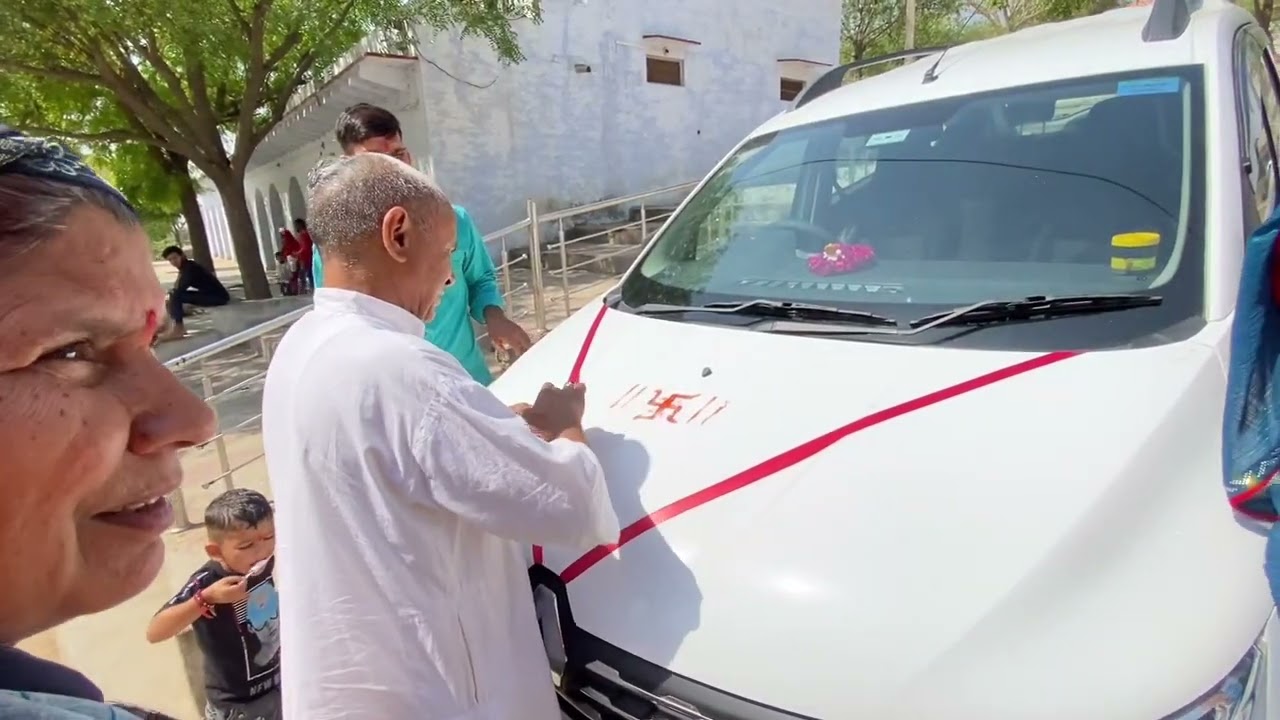 Chamad Mata Mandir Par Gadi Poojan 🚘