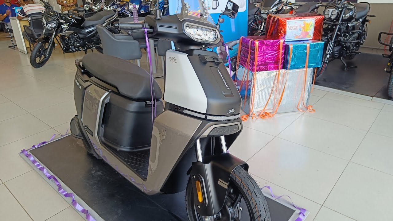 New TVS Eeloctonic Scuty 