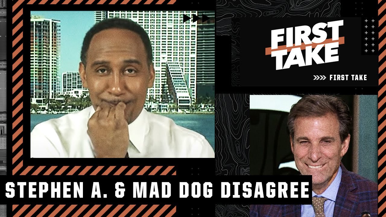 Stephen A. CLEARLY disagrees with Mad Dog calling Miami the WORST sports town 😎😏 | First Take