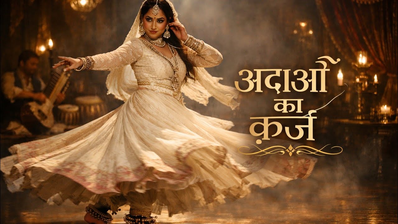 अदाओं का क़र्ज़ | फ़िल्मी मुजरा  | AI Generated Mujra