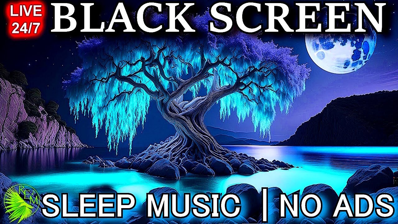 Fall Into DEEP SLEEP Music NO ADS, 432Hz Ambient Meditation Dreamscape, Sleeping Music Black Screen