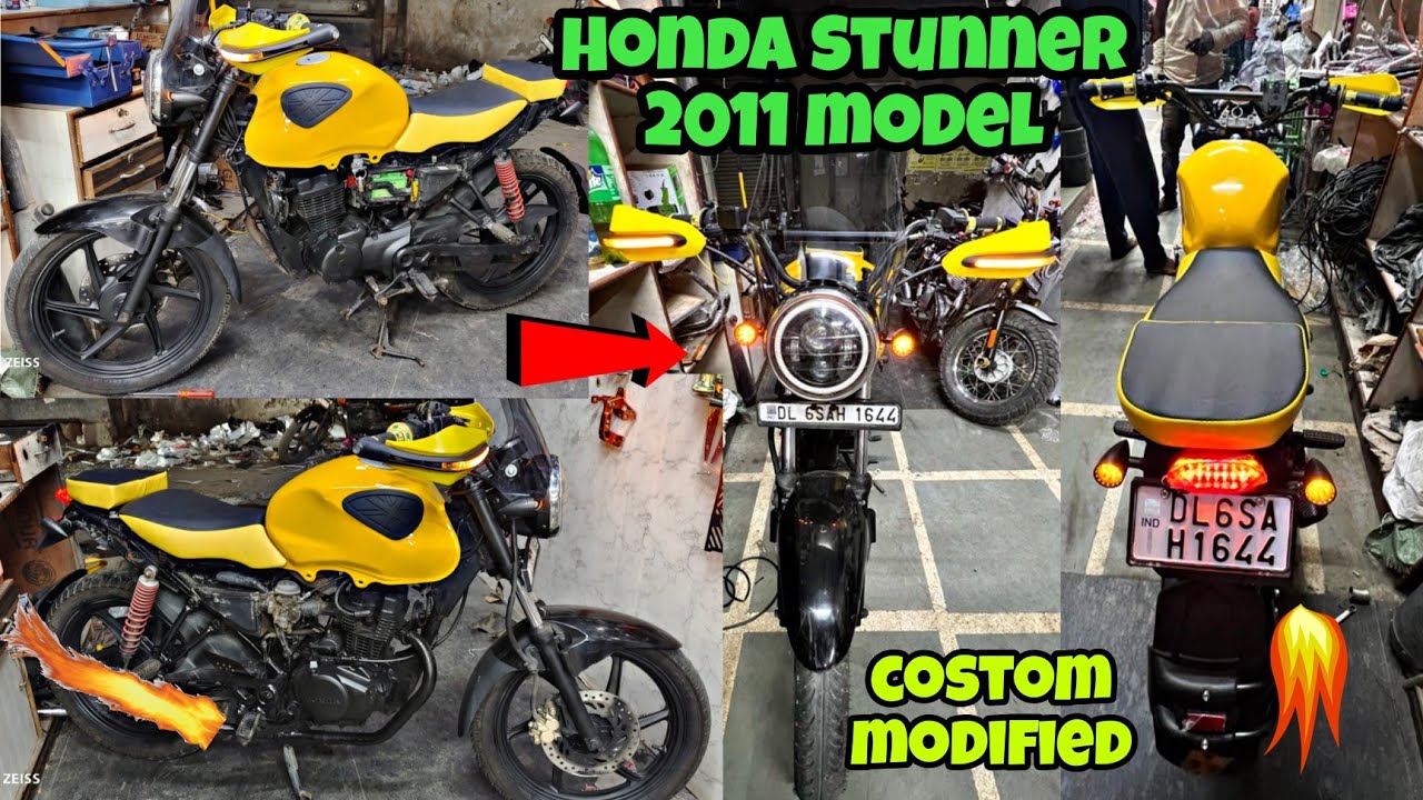 honda stunner modified | honda stunner silencer modified | पुरानी Stunner को नया बना दिया