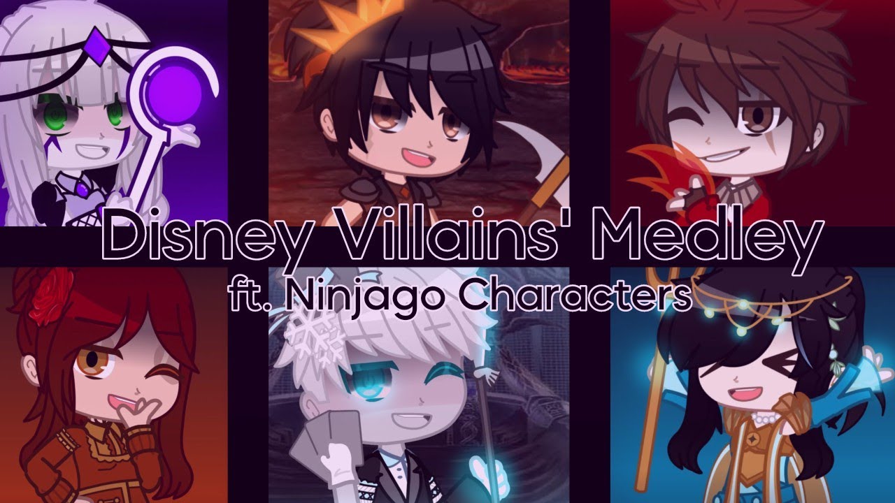 Попурри из Disney Villains II с участием персонажей Ninjago II, посвященное Хэллоуину