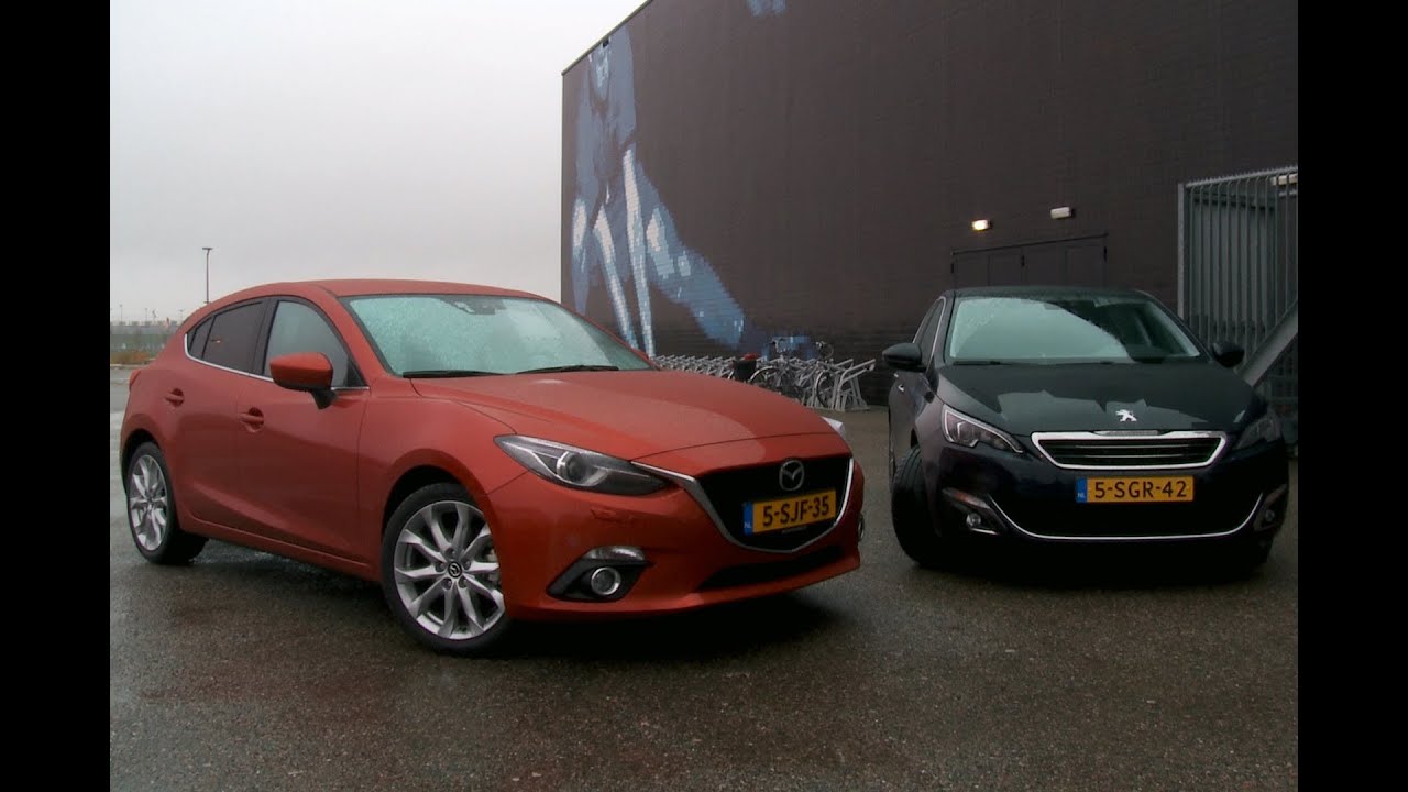 Mazda 3 vs. Peugeot 308 English subtitled