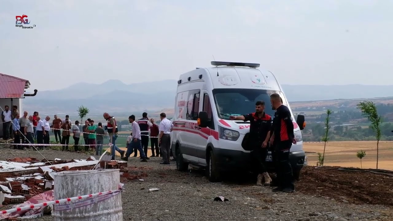 Bingöl'de Çiftlik İnşaatında Kaza: 1 Ölü, 1 Yaralı l BİNGÖL GÜNCEL TV