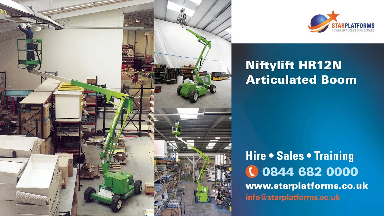 Star Platforms - Niftylift HR12N Articulated Boom