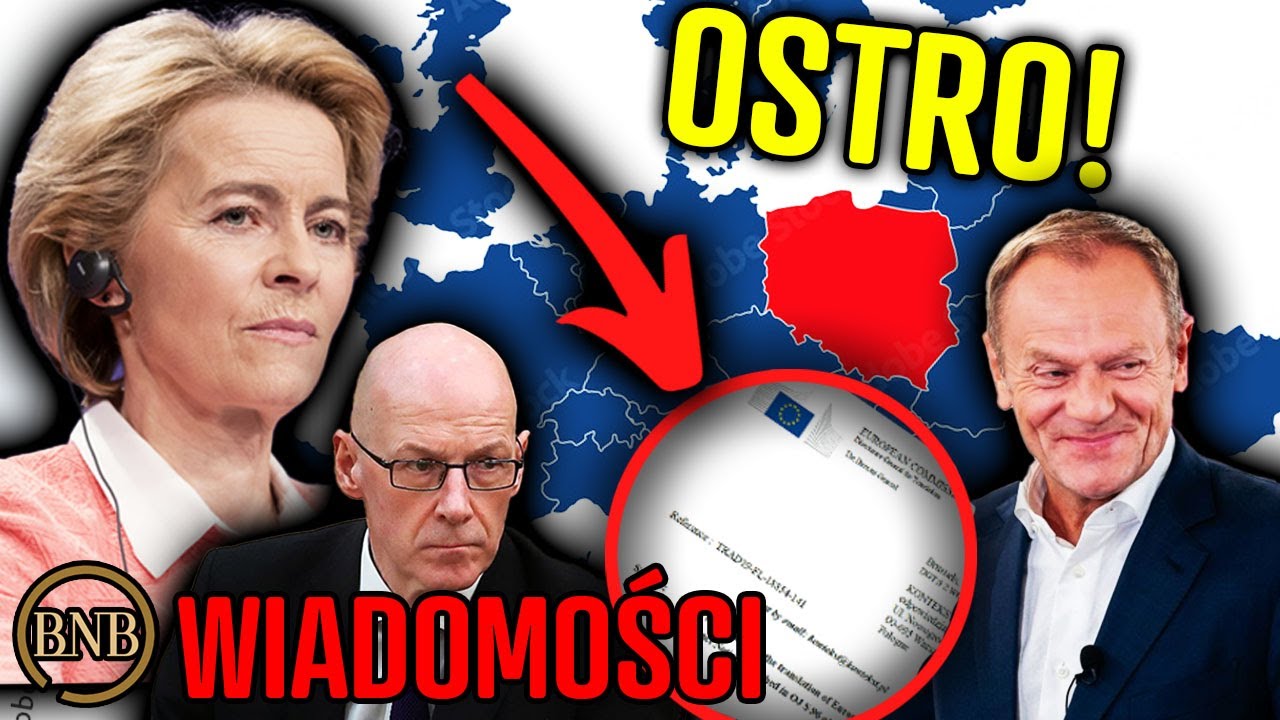 Europa WŚCIEKŁA Na Tuska! Tak Ostro Jeszcze Nie Było