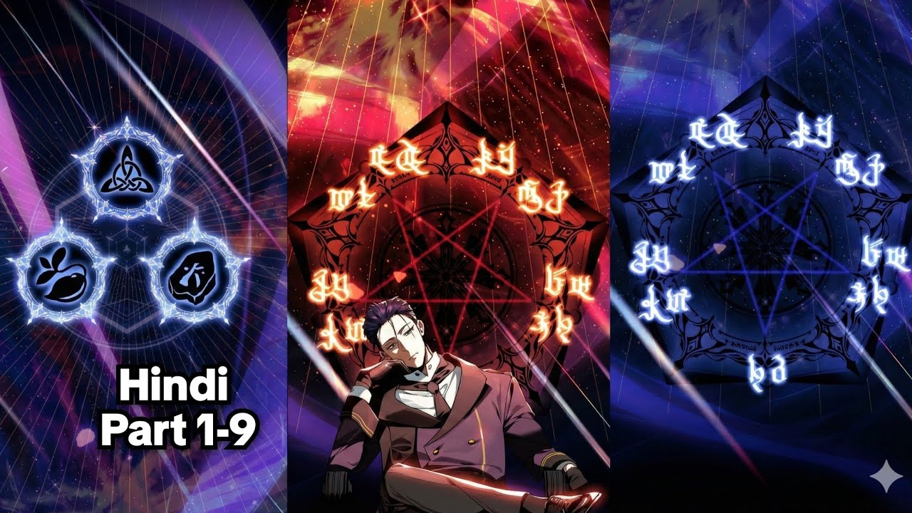 ( 1- 9 ) Weakest to Strongest: spell professor  ( HINDI ) MANGA MANHWA ANIME