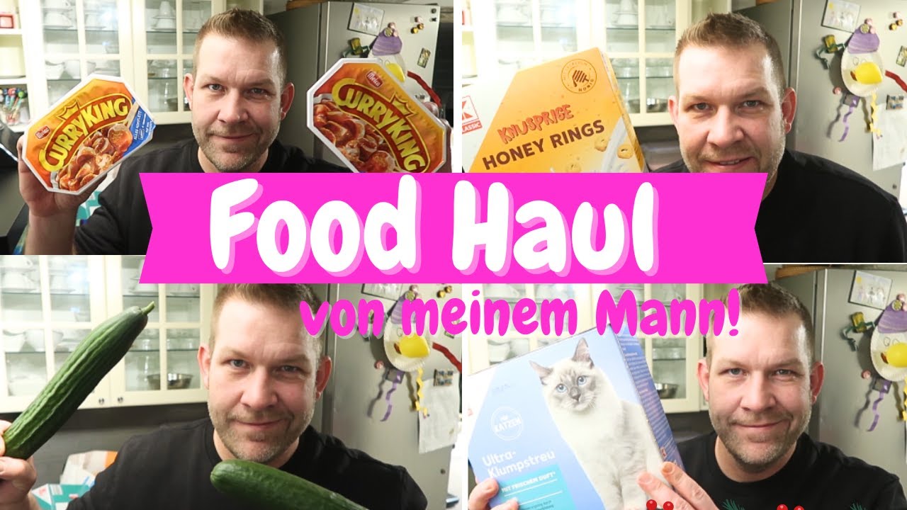 190€ XXL FOOD HAUL von meinem Mann| Fräulein Jasmin