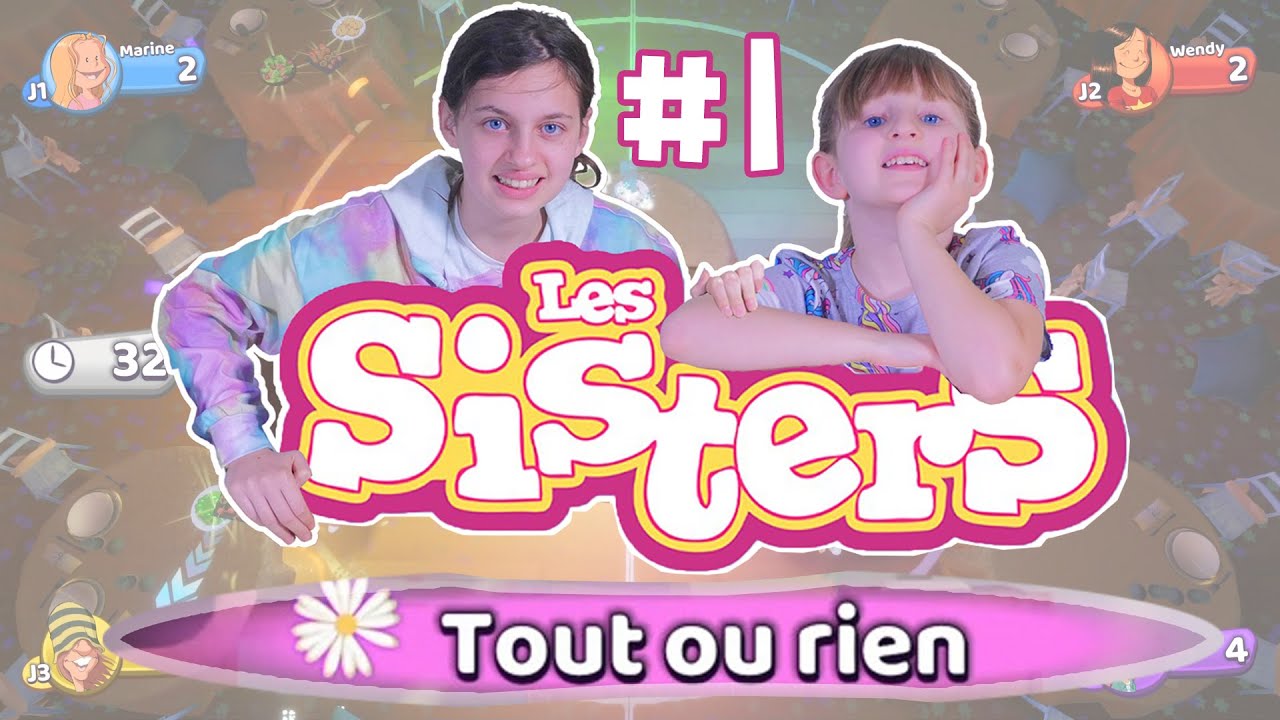 Sisters Show Devant - Kalys, Athéna et Papa en mode défi Tout ou Rien le début ! Nintendo Switch