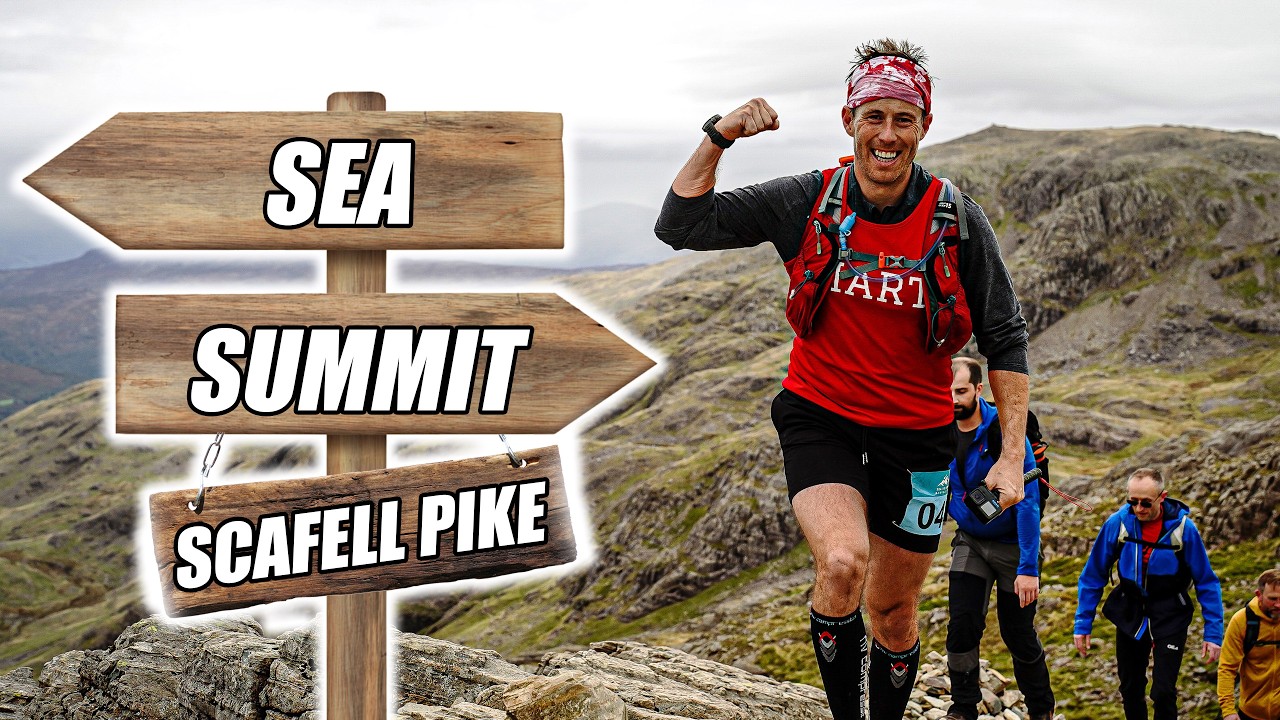 33.5 Mile Brutal Ultra Marathon Scafell Pike | Sea to Summit | Ratrace