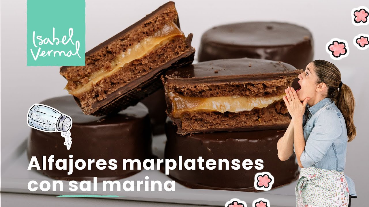 Alfajores Marplatenses estilo Havanna con sal marina