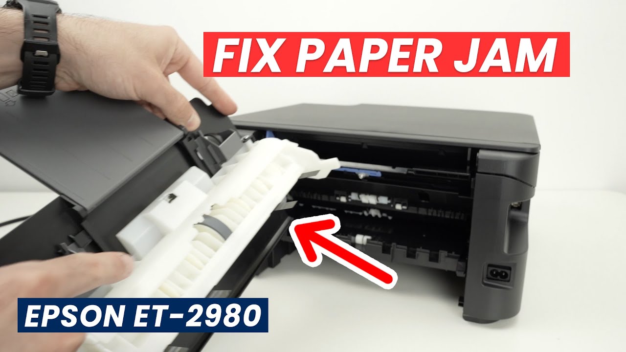Epson ET-2980 : How to Fix a Paper Jam