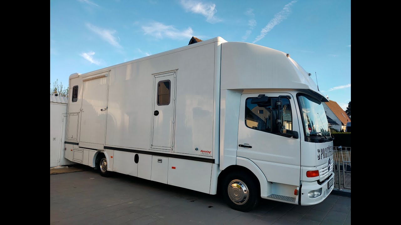 Wohnmobil und Pferdetransporter LKW Atgeo 7,5 to  Innenansicht